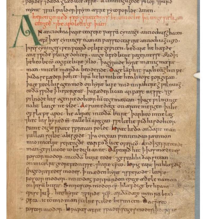 Apollonius Manuscript CCCC 201